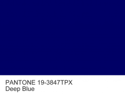 Anilin dye PANTONE 19-3847TPX Deep Blue