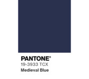 Синій 19-3933 Medieval Blue