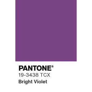 Сяючий фіолет 19-3438 Bright Violet