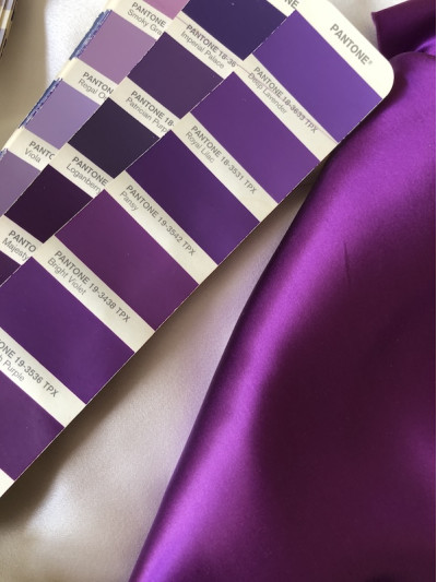 Атлас сліп важкий АТ11422 Bright Violet