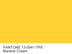 Anilin dye PANTONE 13-0941 TPX Banana Cream